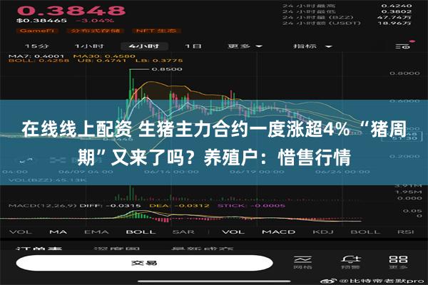 在线线上配资 生猪主力合约一度涨超4% “猪周期”又来了吗？养殖户：惜售行情