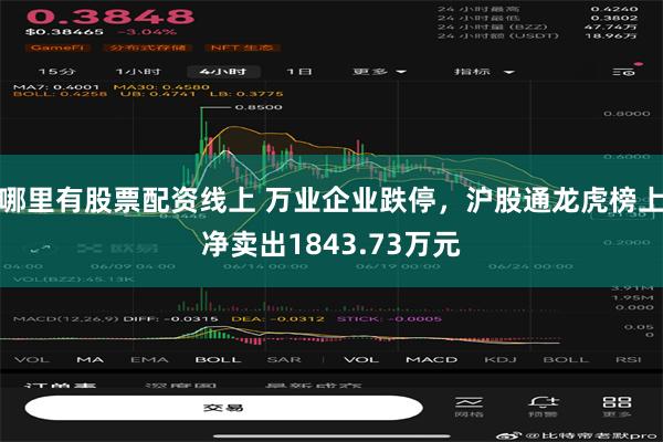 哪里有股票配资线上 万业企业跌停，沪股通龙虎榜上净卖出1843.73万元